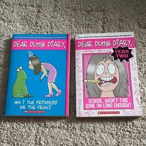 Scholastic Dear Dumb Diary Book Pair - Pink and Blue Covers